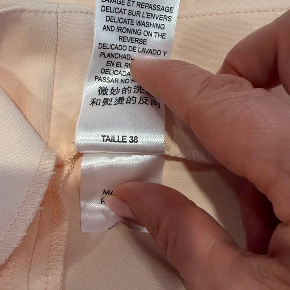 Cop.Copine Light Pink/salmon color Mini Skirt with Zipper Details - Picture 8 of 15